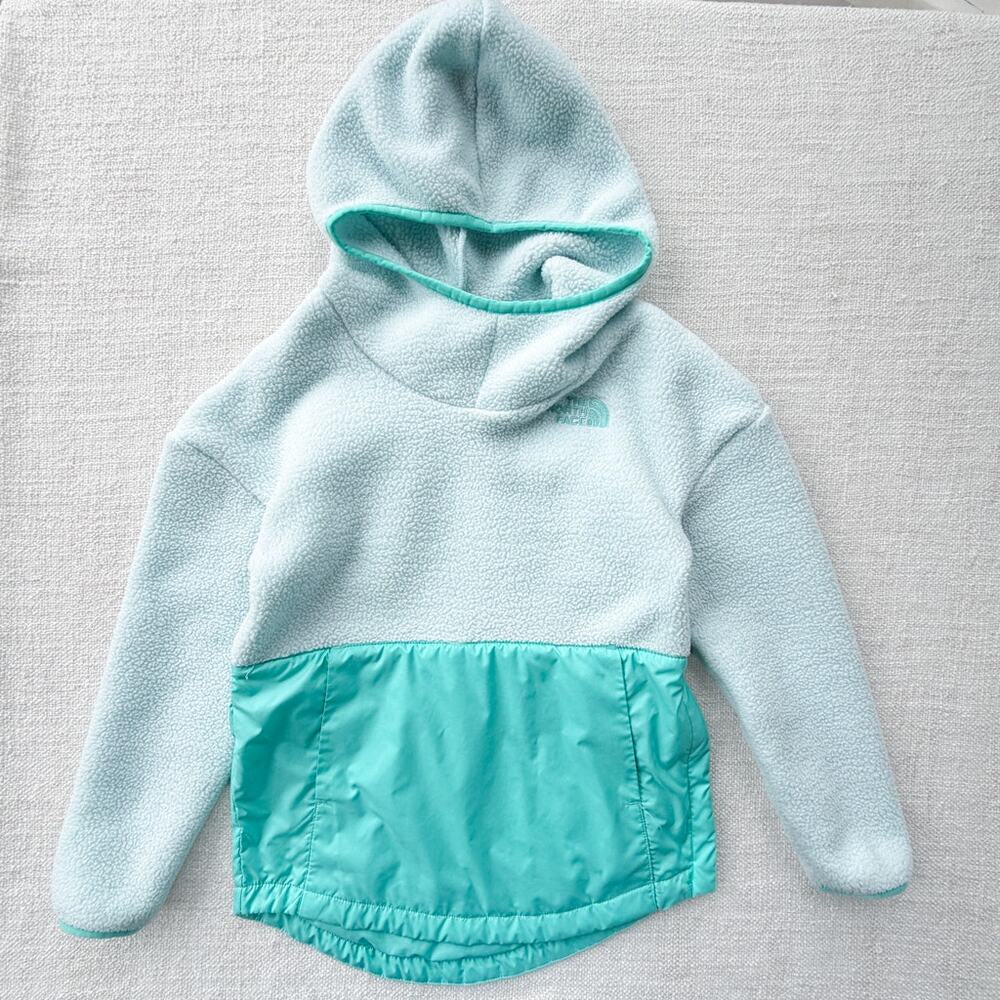 The North Face Girl's Aqua Fleece Hoodie VGUC 6